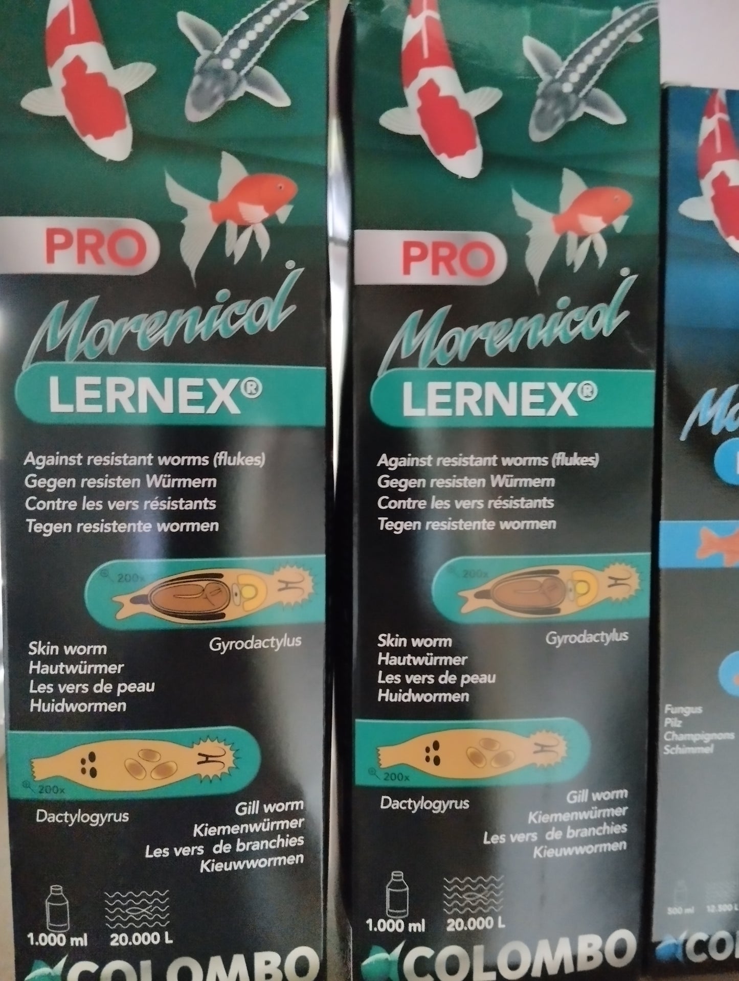Lernex pro colombo traitement vers de peau et des branchies 1000 ml