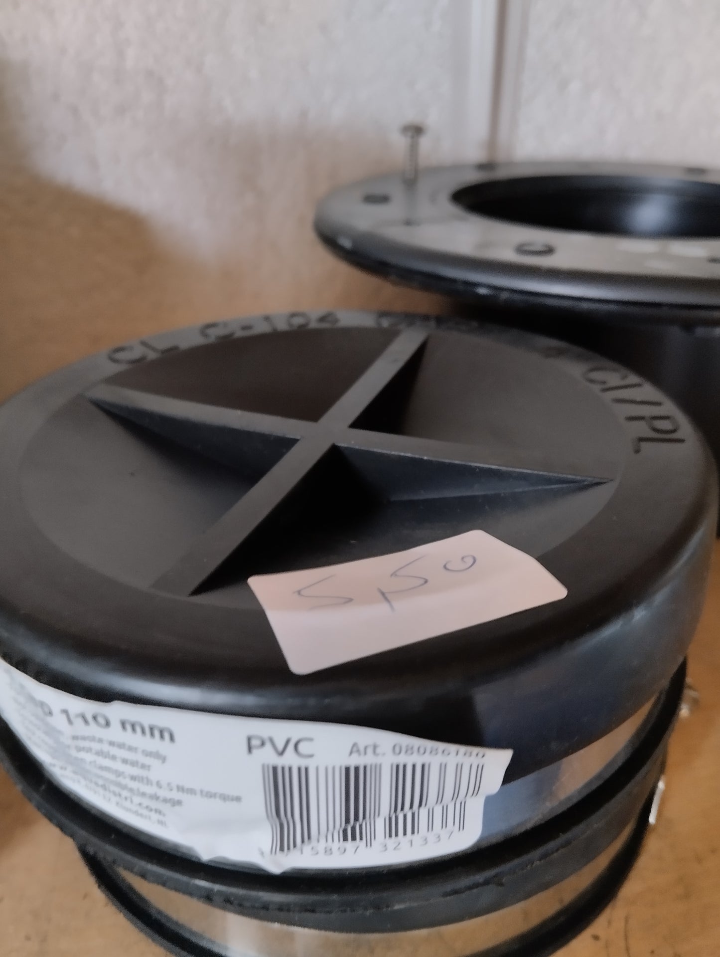 Bouchon epdm 110 pour pvc