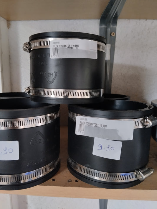 Raccord epdm pour PVC 110 mm